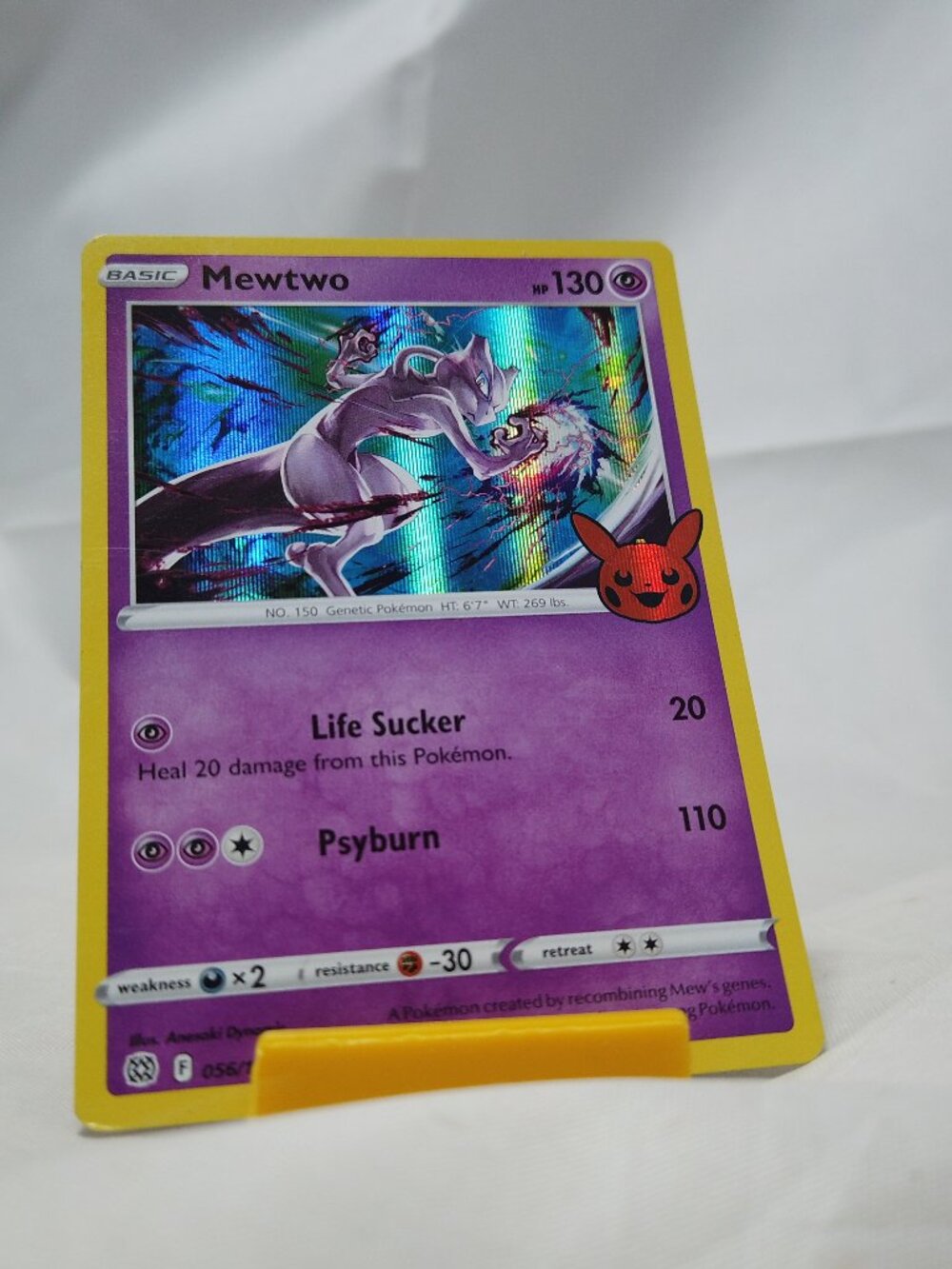 Pokemon Mewtwo 56/172 Brilliant Stars Holo Rare P